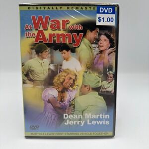 At War with the Army DVD Dean Martin Jerry Lewis Classic Comedy DigiView MV128E‎